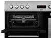 BEKO KDVC90X 90cm  5 Zone Ceramic hob Double Fan oven Electric Range Cooker Stainless steel