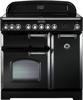 Rangemaster CDL90EIBL/C 90cm Classic Deluxe 90 ( 90220 ) Induction Range Cooker Black ( Chrome Trim )