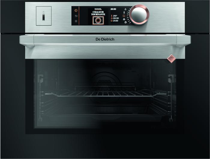 DeDietrich DKR7580X 45cm Compact Combi Steam Built-in Microwave Silver