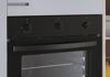 Candy FIDCN403 Single Electric Oven + CVW6BB 4 Burner Gas Hob ( Oven and Hob Pack ) Black