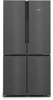 Siemens KF96NAXEAG iQ500 183 x 90.5 cm NoFrost French door bottom freezer, multiDoor American Style Fridge Freezer Black stainless steel
