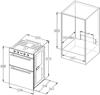 Nordmende DOI325IX Built-in Double Electric Oven Black