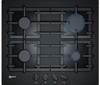 NEFF N 70 T26CS49S0 60cm Hard Glass 4 x Burner Gas Hob Black