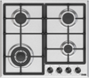 Creda C60BIFX Single Electric Oven + C60GFCWX 4 Burner Gas Hob ( Oven and Hob Pack ) Stainless steel