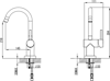 Francis Pegler Caimen Elegance 92100 Mixer Tap Chrome