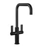 Francis Pegler JERONI HORIZONTAL TWIN  922102 Tap Matt Black
