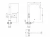 Francis Pegler JERONI HORIZONTAL TWIN 922101 Tap Brushed Nickel
