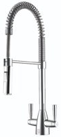 NS ELO0048 Spring down Twin lever Pull-Down ( EL00048 ) Tap Chrome