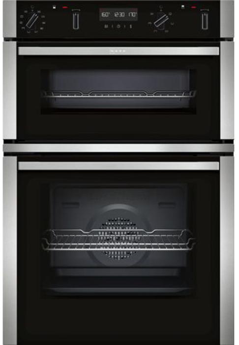 NEFF U2ACM7HN0B N 50 Pytolytic 60cm Built-in Double Electric Oven Stainless steel