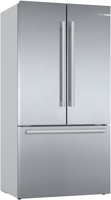 Bosch KFF96PIEP French door bottom freezer, multiDoor, No Frost American Style Fridge Freezer Inox