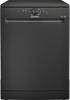 Indesit D2F HK26 B UK 60cm 14 Place Settings ( D2FHK26B ) Freestanding Dishwasher Black