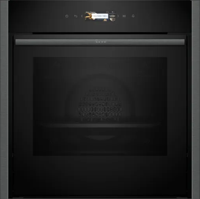 NEFF B54CR71G0B N70 60 x 60 cm Built-in Single Electric Oven Graphite Grey