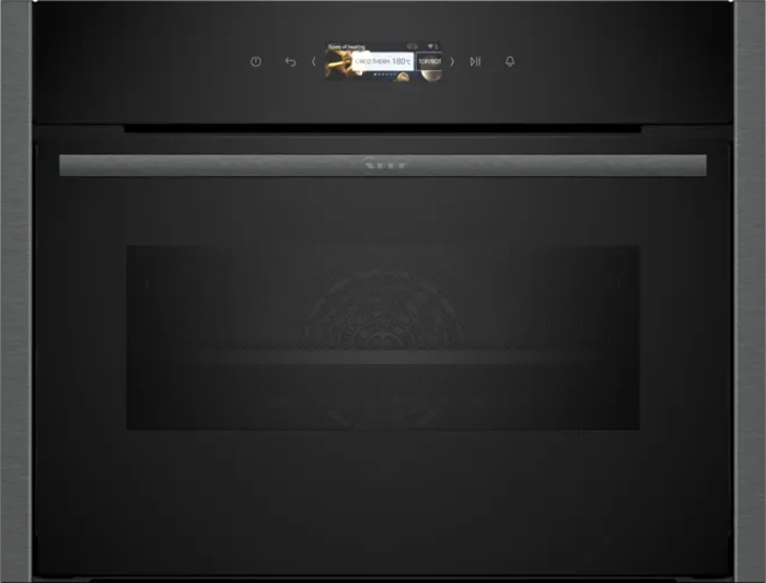 NEFF C24MR21G0B Built-in compact oven with microwave function Built-in Microwave Graphite Grey