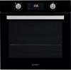 Indesit Aria IFW 6340 BL UK  66Litre Fan Assisted  ( IFW6340BL ) Built-in Single Electric Oven Black