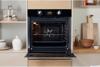 Indesit Aria IFW 6340 BL UK  66Litre Fan Assisted  ( IFW6340BL ) Built-in Single Electric Oven Black