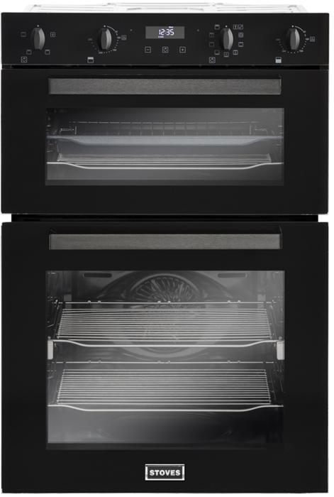 Stoves ST BI902MFCT 444410217 Built-in Double Electric Oven Black