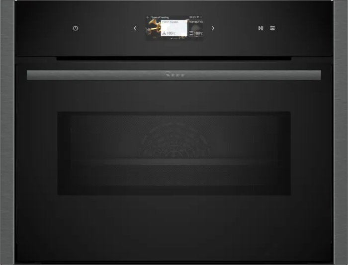 NEFF C24MS31G0B N 90 compact oven with microwave function Built-in Microwave Graphite Grey