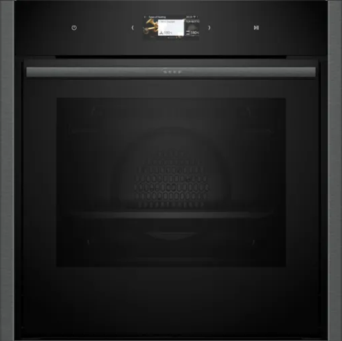 NEFF B64CS51G0B N 90 60 x 60cm Built-in Single Electric Oven Graphite Grey