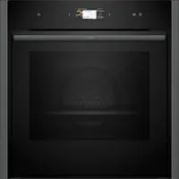 NEFF B64FS31G0B N 90 60 x 60cm with steam function Built-in Single Electric Oven Graphite Grey