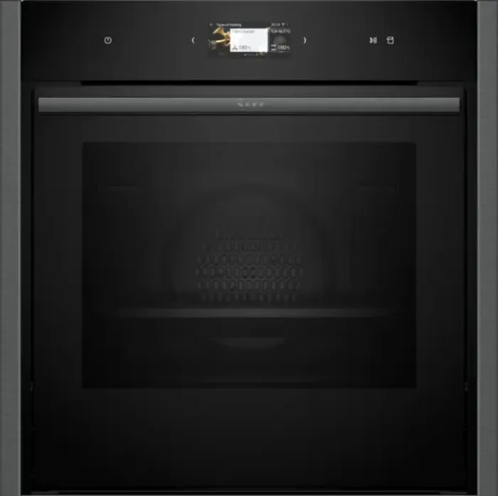 NEFF B64FS31G0B N 90 60 x 60cm with steam function Built-in Single Electric Oven Graphite Grey