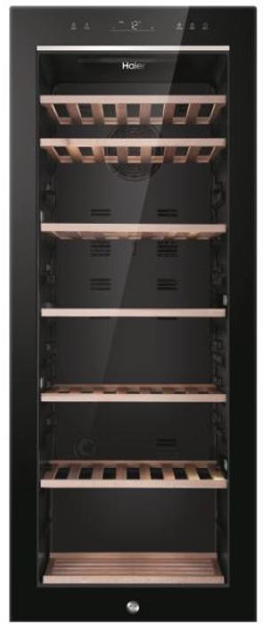 Haier HWS84GNF(UK) F 50 Series 84 Bottles Wine Cooler Black