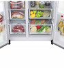 LG GSBV70PZTL Frost Free 655 Litres American Style Fridge Freezer Shiny Steel