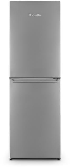 Montpellier MS175ES  50/50 Static  248 Litres Freestanding Fridge-Freezer Silver