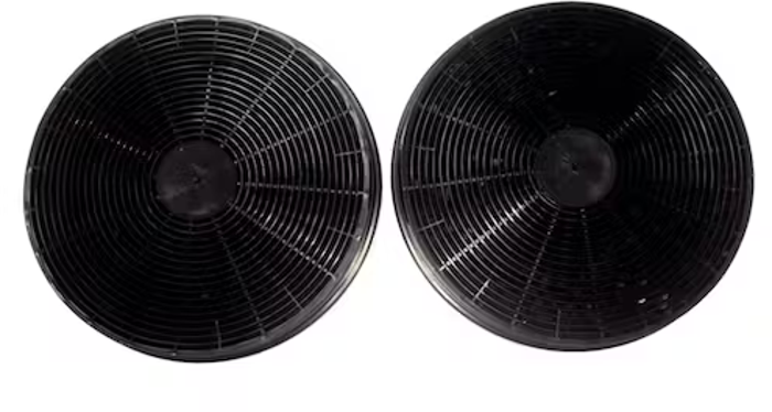 CATA ATFILT1 Carbon (Pack of 2) (Hoods: UBCAN52, UBCAN70, UBINTD60, UBICON52, UBUCON75) Hood Filters Black