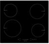 Teknix SCS63PX Single Electric Oven + SCIH6PISL 4 Zone Induction Hob ( Oven and Hob Pack ) Black / Stainless Steel