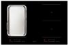 Teknix SCIH77SL 77cm Slider touch control 4 Zones Induction Hob Black