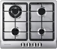 Rangemaster RMB606BL/SS Single Electric Oven + RMB60HPNGFSS 4 Burner Gas Hob ( Oven and Hob Pack ) Stainless steel