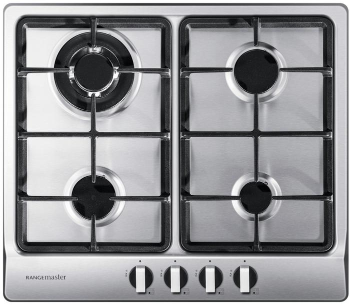 Rangemaster RMB60HPNGFSS/ 60cm 4 Burner   Stainless 112210 Gas Hob Stainless steel