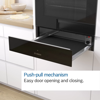 Bosch BIC630NB1B Series 8 60 x 14 cm Built-in Warming Drawer Black