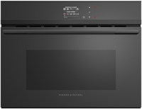 Fisher & Paykel OS60NDBB1 Combination Steam 60cm 9 Function Built-in Single Electric Oven Black