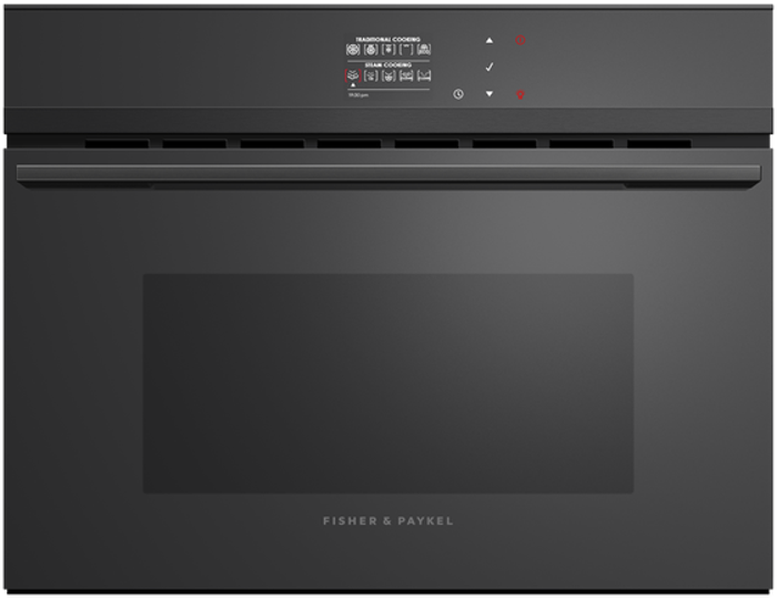 Fisher & Paykel OS60NDBB1 Combination Steam 60cm 9 Function Built-in Single Electric Oven Black