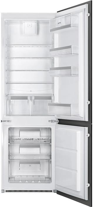 Smeg UKC8173N1F 60cm  In Column No Frost Integrated Fridge Freezer White