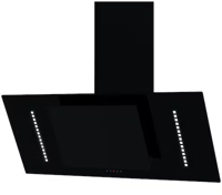CATA UBARUNW9 90cm Angled Hood Black Glass