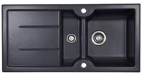 Thomas Denby Harmony MB 1.5/SD HAR1020BA Reversible Ceramic Inset Sink Bastalt Satin