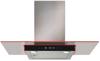 CDA EKN90SS 90cm Flat Glass Extractor with Edge Lighting Hood Stainless steel