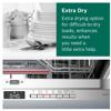 Bosch SMV4HAX40G  60cm Series 4 Fully-integrated 13 Place Settings Integrated Dishwasher White