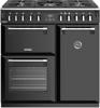Stoves Richmond Deluxe S900DF 444444897 90cm 5 Burner Gas Hob Dual Fuel Range Cooker Black