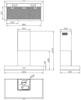 Stoves S1000 Sterling Flat 100cm Wide Chimney 444442858 ( Tatty packaging ) Hood Black
