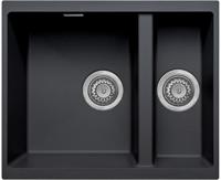 Carysil EN50REV-BK Reversible Enigma 1.5 Bowl (inset or undermount) Undermount Sink Black