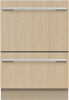Fisher & Paykel DD60DTX6HI1 Double DishDrawer™ Tall, Sanitise 12 place settings Integrated Dishwasher 