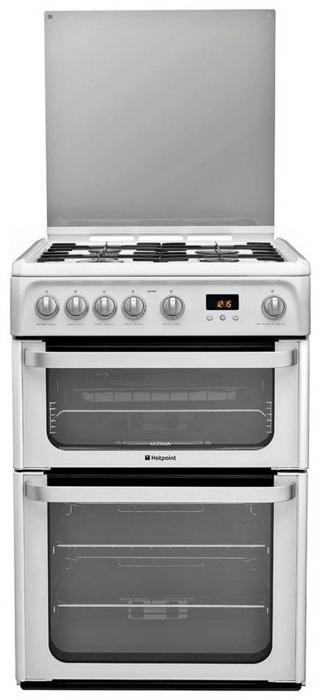 Hotpoint HUG61P ULTIMA  60cm Freestanding Gas Cooker White