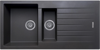 Prima CPR314 100cm Inset 1.5 Bowl Granite Sink Midnight Black