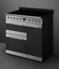 Smeg SY93I-1 90cm Symphony Electric Range Cooker Eclipse Glass Induction Range Cooker Stainless steel
