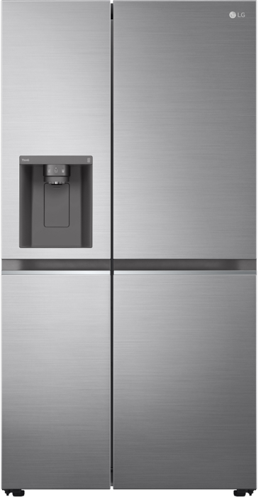 LG GSLV70PZTD 635 Litres Plumbed Water & Ice Dispenser Frost Free American Style Fridge Freezer Shiny Steel