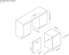 Caple RBL6 Built Under Larder Integrated Fridge White