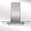 Luxair LA-90-ST-GL-ISL-UK 90cm Straight Glass Island ( LA90STGLISL ) Hood Stainless steel